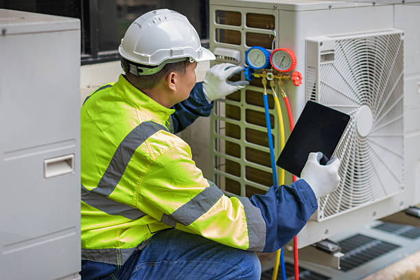 Professional Hvac technician working in Memphis, MI